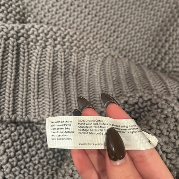 Eileen Fisher Woman’s Grey Sweater Size S - Picture 4 of 4